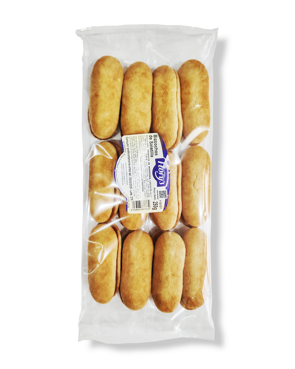 BIZCOCHOS TIERNO SOLETILLA 250 GRS