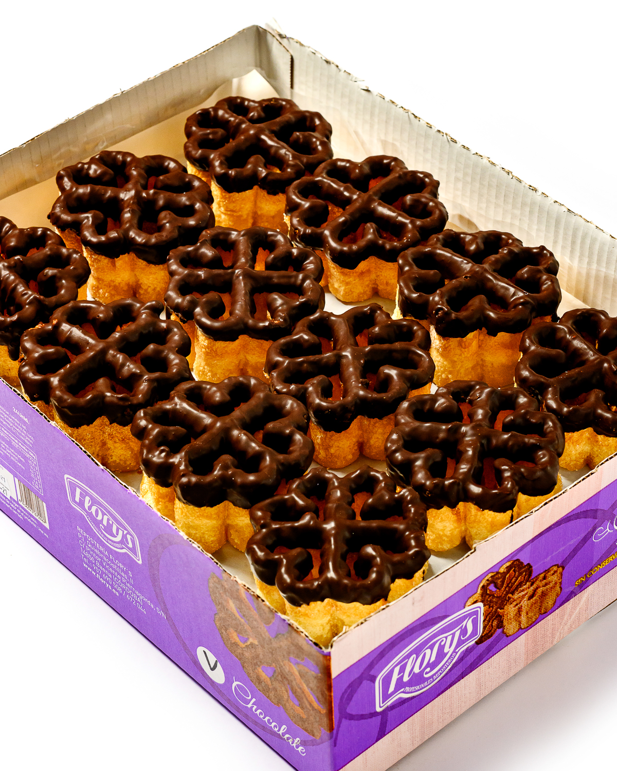 FLOR ARTESANA CHOCOLATE 24 UN