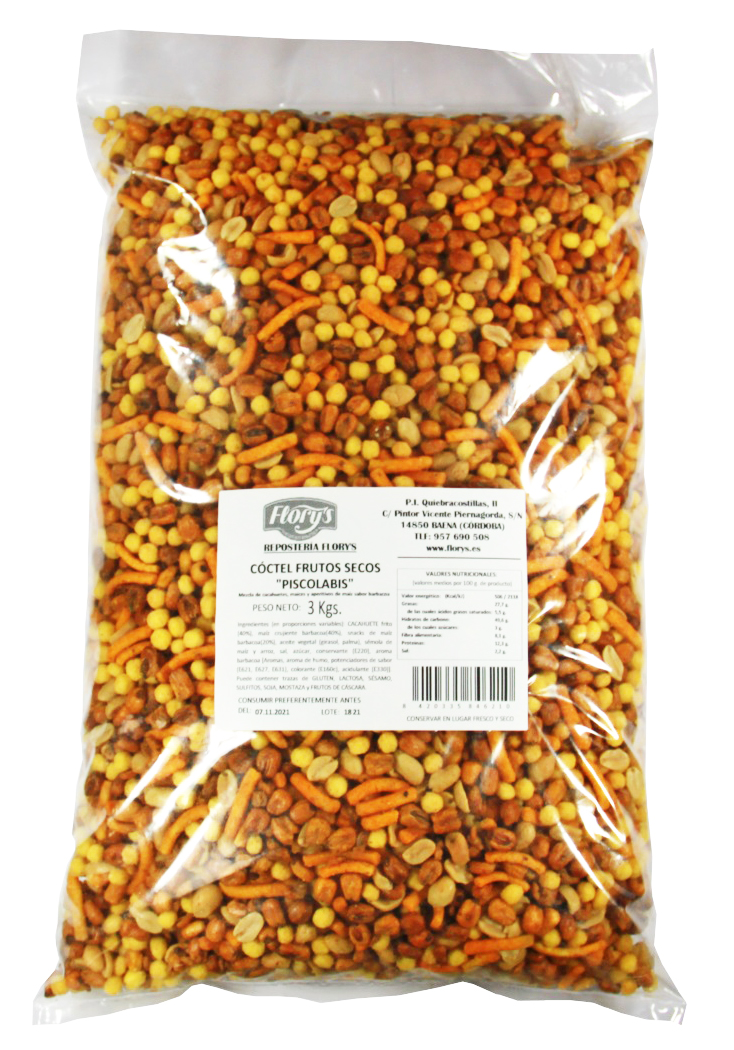 COCTEL FRU. SECOS PISCOLABIS 3KGX5UND