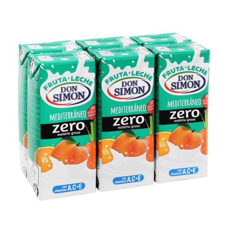 FRUTA LECHE MEDITERRANEO ZERO 6-BR200X5UN
