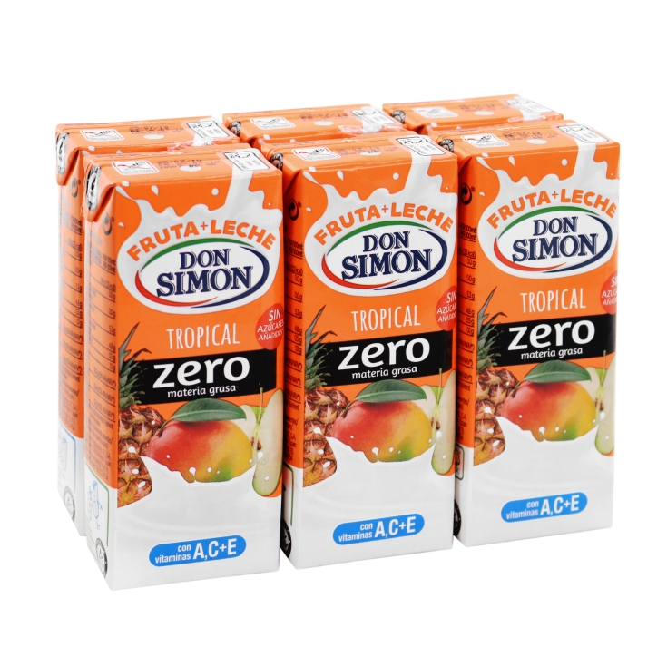 FRUTA LECHE TROPICAL ZERO 6-BR200X5UN