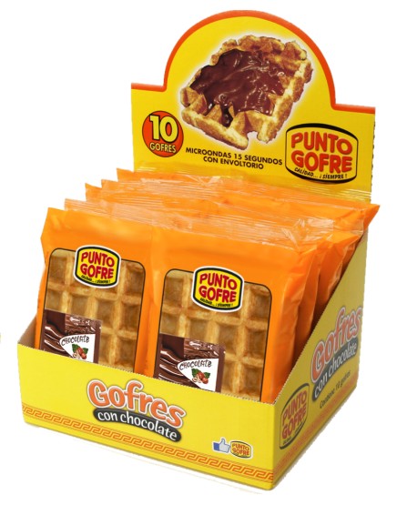 GOFRES CON CHOCOLATE 110 GRS