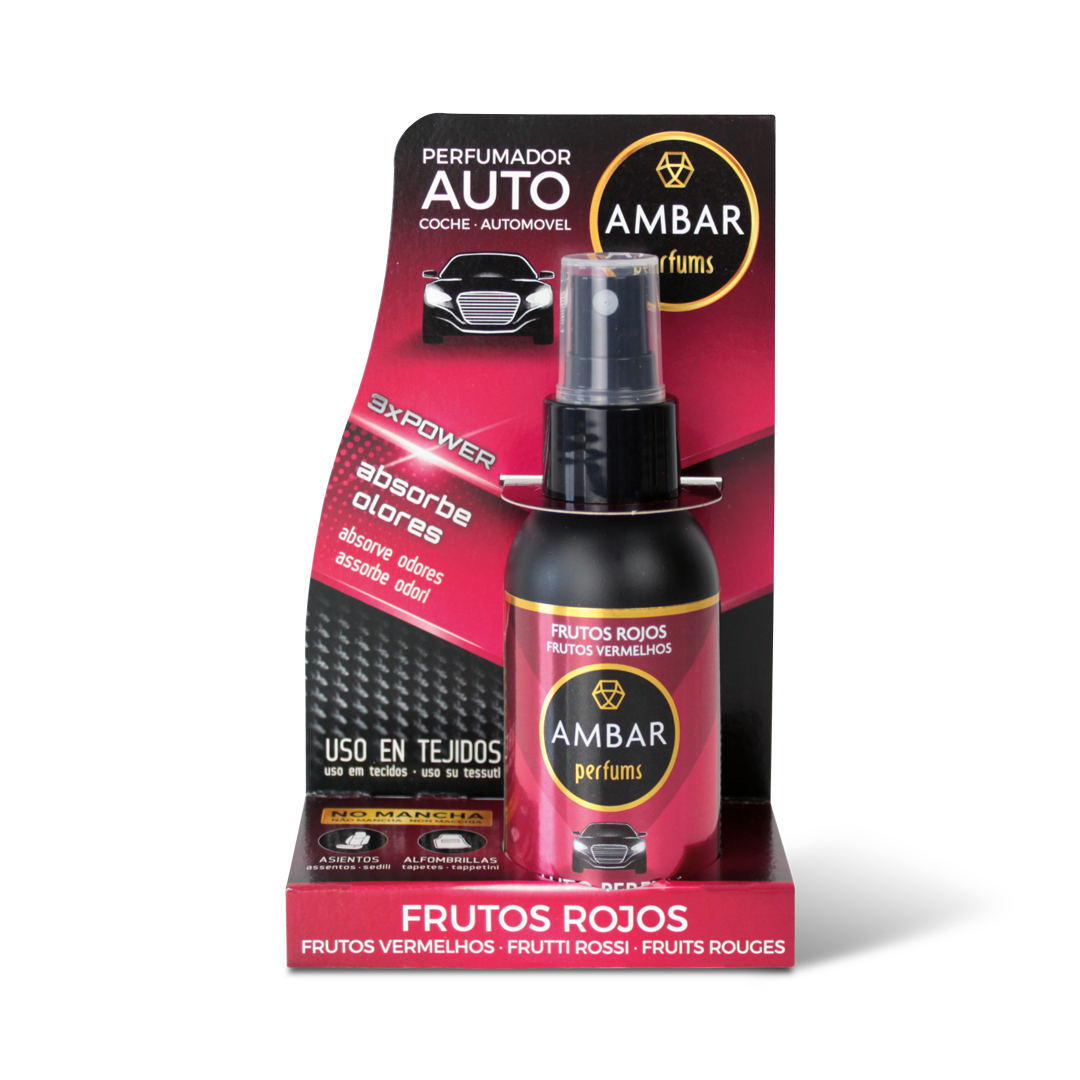 SPRAY COCHE F.ROJOS AMBAR C/CARTON