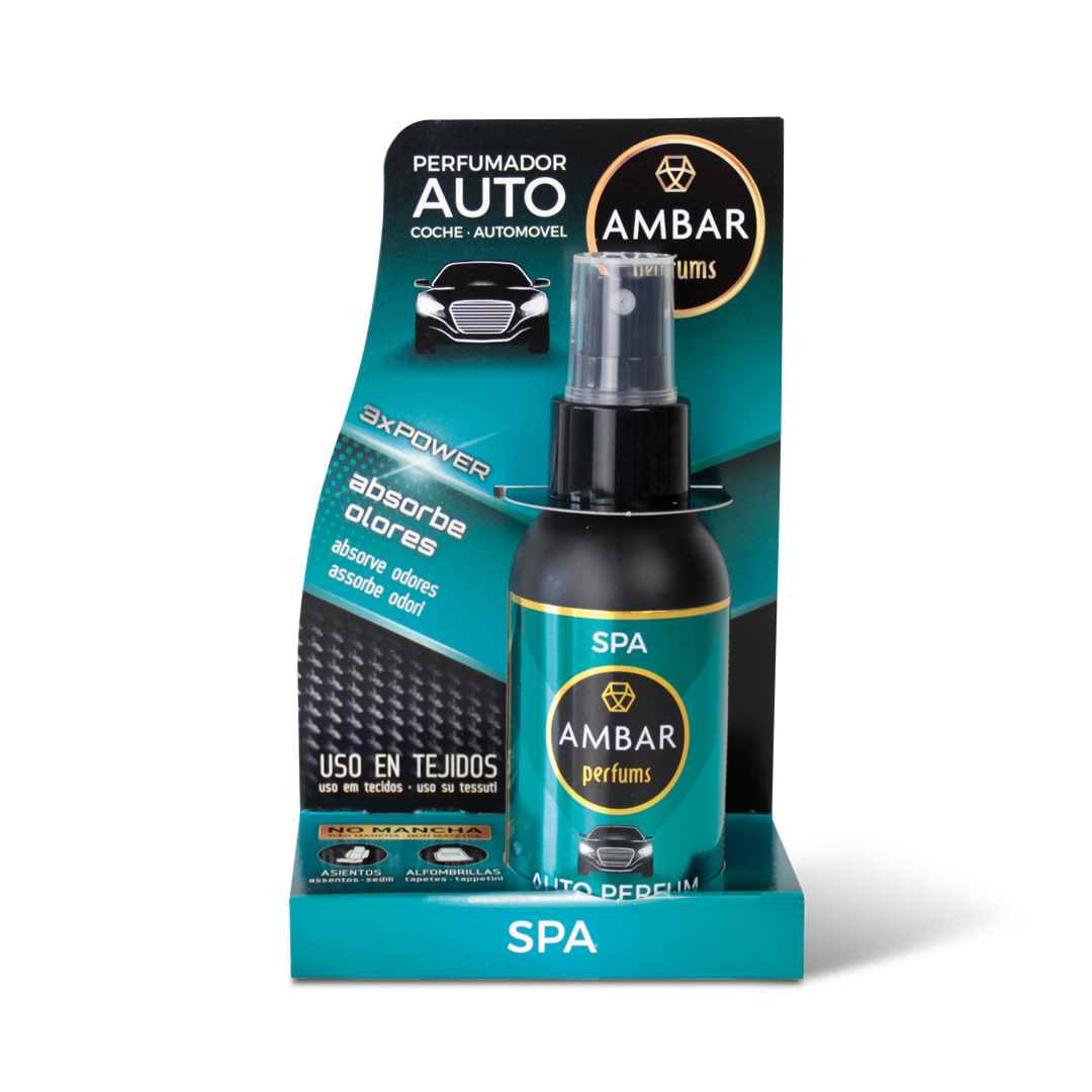 SPRAY COCHE SPA AMBAR C/CARTON