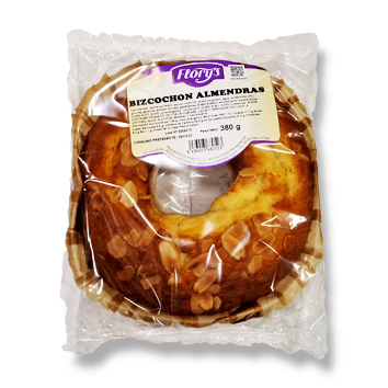 BIZCOCHO REDONDO ALMENDRAS 380G