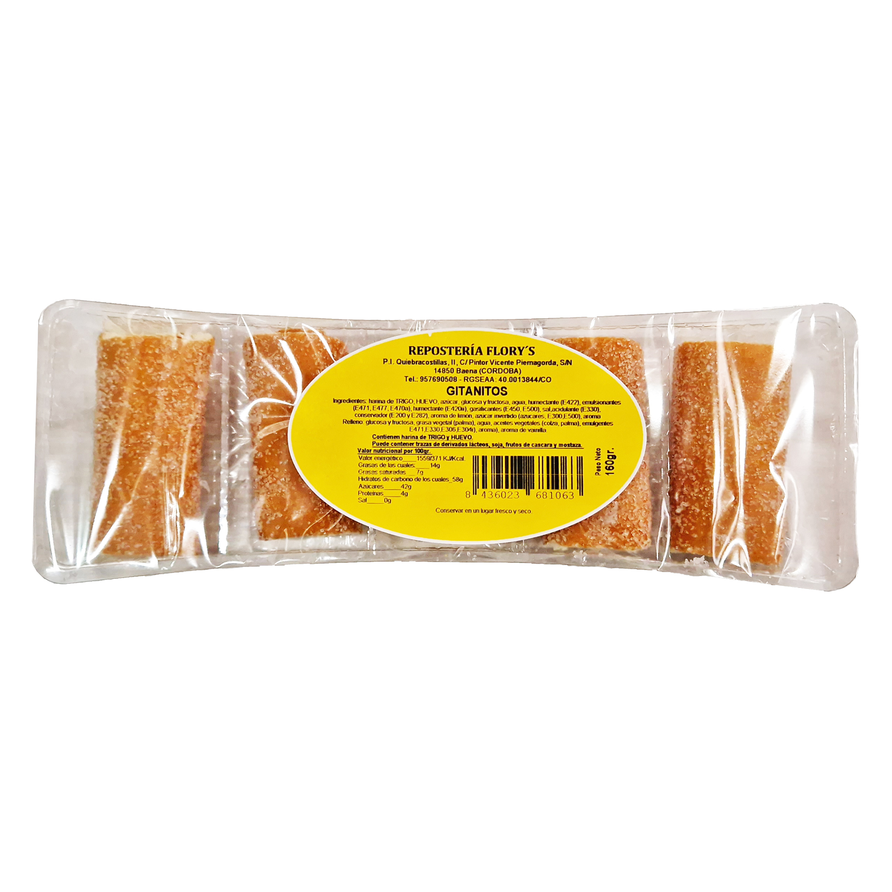 BANDEJA GITANITOS 160GRS