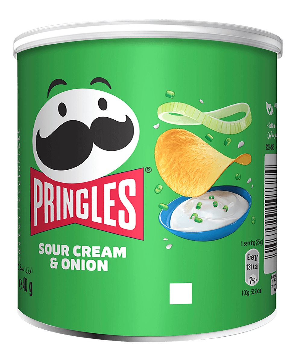 PRINGLES SOUR CREAM Y ONION 12 X40GRS