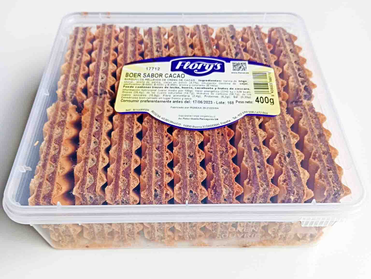 TAPER BOER SABOR CACAO 400GRS