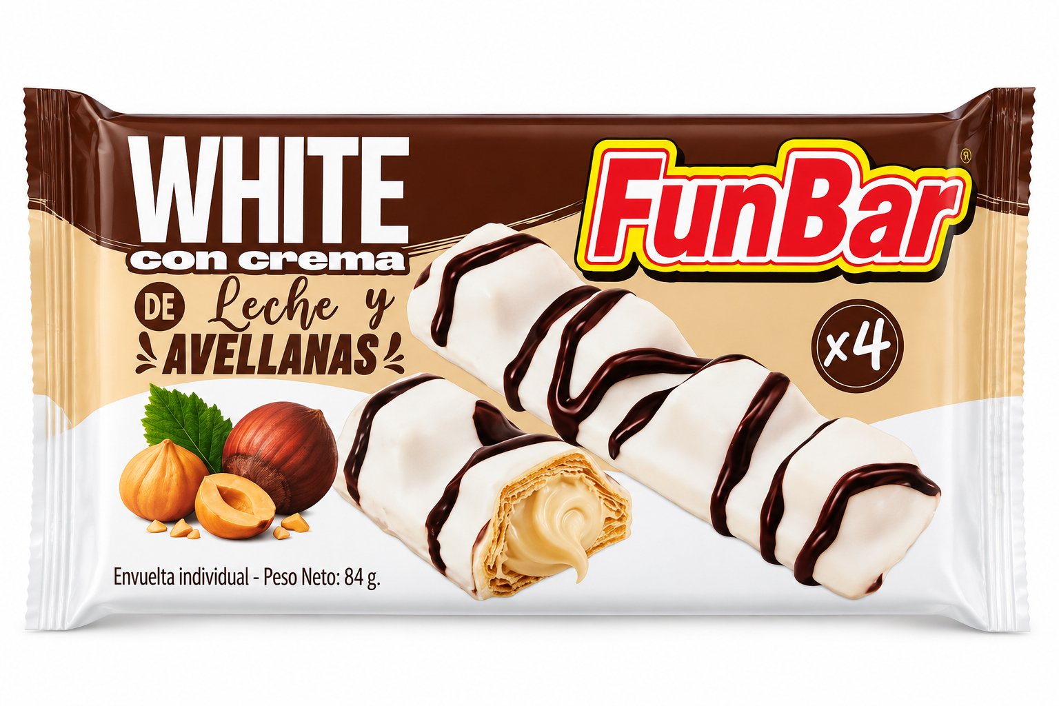 PACK 4 FUNBAR BLANCO